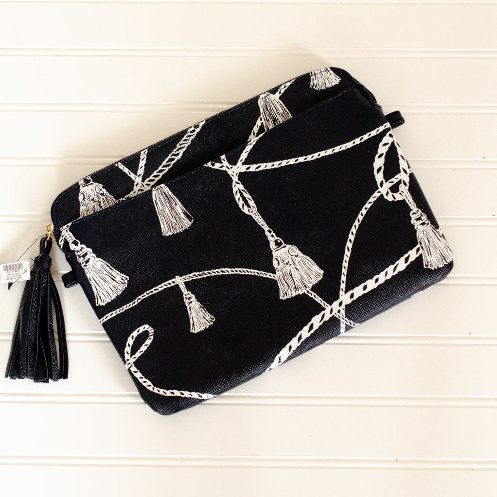 Chico's Black Tassel Tech Tablet Case